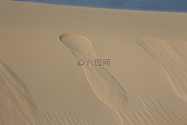 沙,沙漠,沙丘