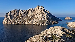 calanque,海,岛