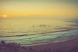 海,天空,日落