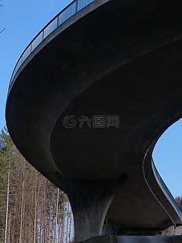 橋,路,曲線
