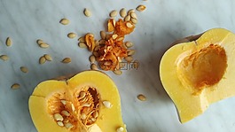南瓜湯,胡桃,內核