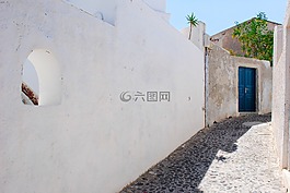 希臘,夏天,圣托里尼