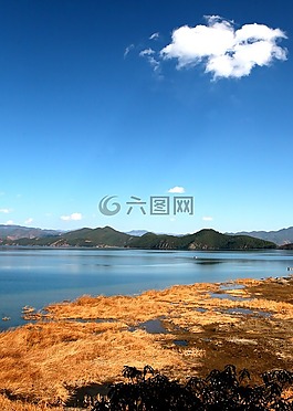瀘沽湖,秋日,高原