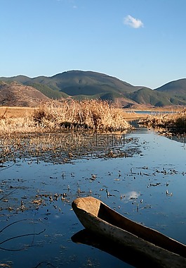 瀘沽湖,秋日,高原