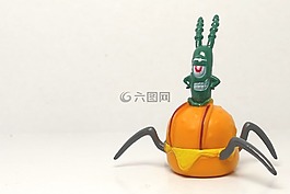浮游生物,字符,绿色