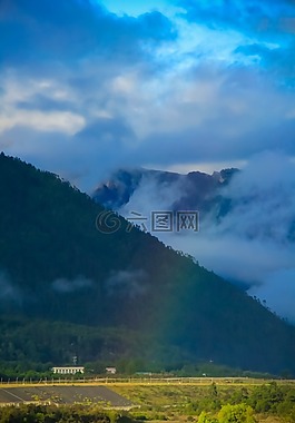 彩虹,西藏,攝影