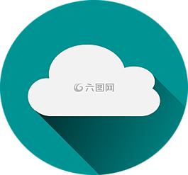 存儲在云,徽標(biāo),微型