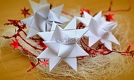 明星,froebelsterne,纸
