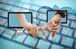 愛情,手,連接