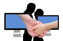 愛情,手,連接