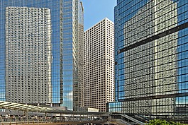 香港,摩天大樓,鏡像