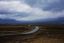 路,冰島,地平線