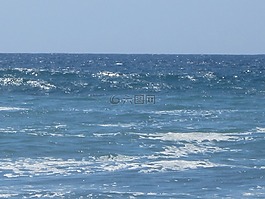 海,藍(lán)色,波