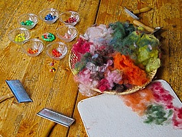 工藝品,羊毛,幼兒園