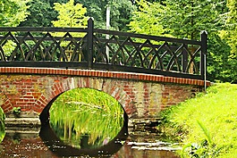橋,水,拱