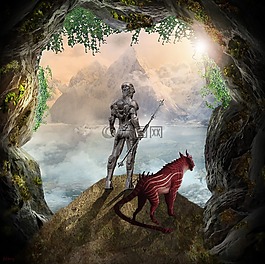 战士,机器人,科幻小说