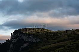 小山,高原,黑暗