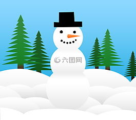雪人,圣誕節(jié),雪