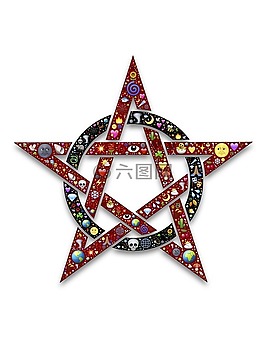 五角星,pentangle,明星