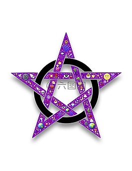 五角星,pentangle,明星