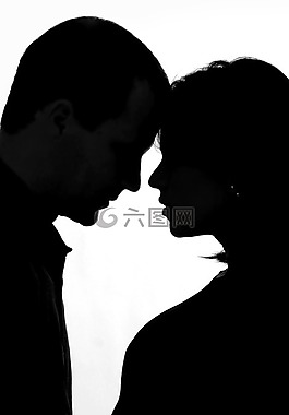 側(cè)影,夫婦,愛
