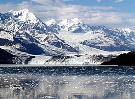 峽灣,阿拉斯加州,山