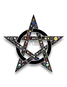 五角星,pentangle,明星
