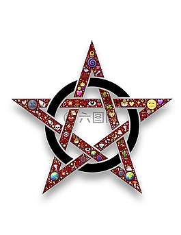 五角星,pentangle,明星