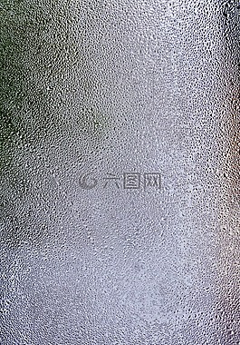 玻璃,一滴水,霧