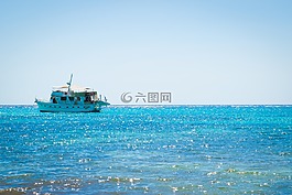 海灘,船,海側(cè)