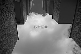 梯田,天空,陽臺