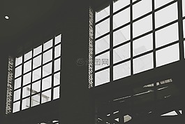 結(jié)構,建設,黑色和白色