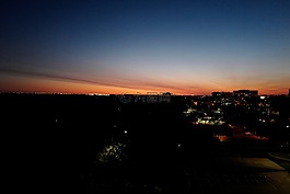 地平線,黑暗,夜
