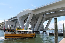 橋,水上出租車,沿海