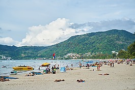 海灘,假日,海洋