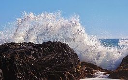 沖浪,噴霧,海