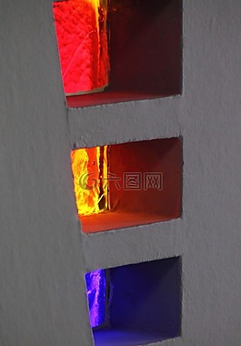彩色玻璃,玻璃,豐富多彩
