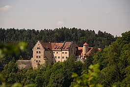 伯格rabenstein,城堡,中世纪