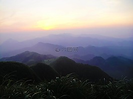 平溪,日出,山