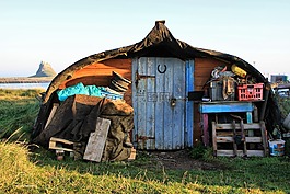 棚,小屋,老