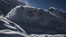 雪,冰,山