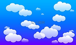 天空,云,云的天空