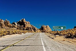道路,沙漠,盾