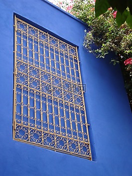 藍(lán)色,窗口,東方