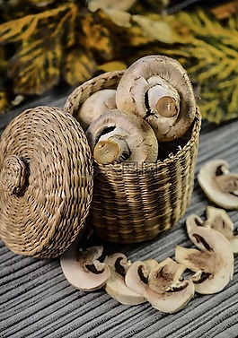 蘑菇,食品,菜