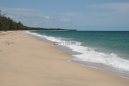海灘,海,海洋