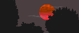 日落,太陽,日落太陽