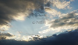 天空,云,陽光