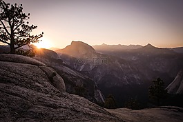 山,高原,云