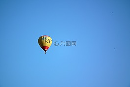 氣球,旅程,天空